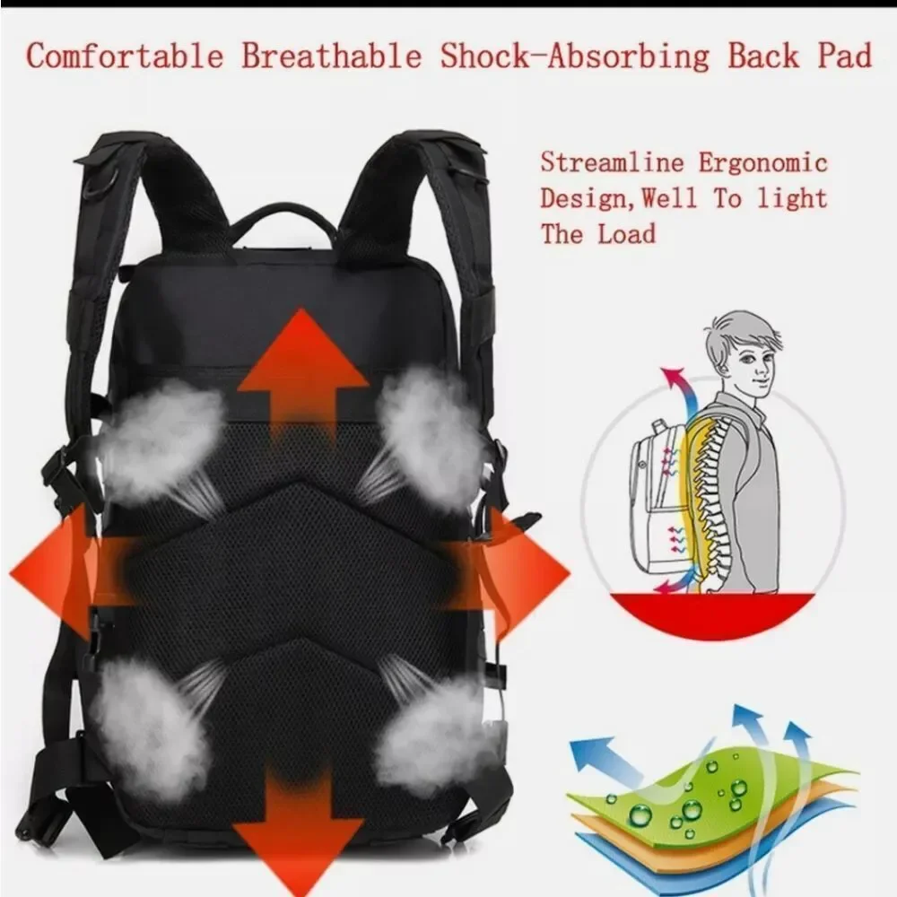 Military Tactical Backpack Large Molle System Hiking Backpacks Bags